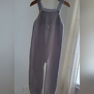 ** SOLD** Little Boys Knit Overalls size 4